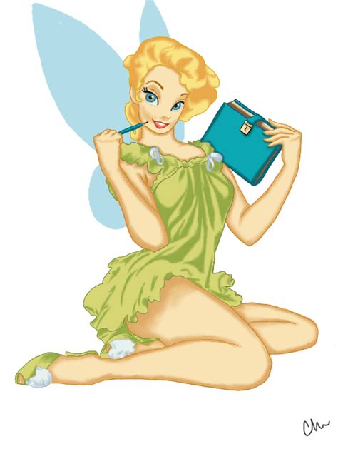 Tinkerbell Pin Up By Theatreshoes On Deviantart