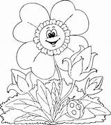 Coloring Pages Flower Spring Flowers Mothers Color Kids Mother Cartoon Para Colouring Dibujos Naturaleza Colorear Book Printable La Welcome Flores sketch template