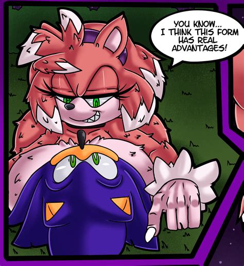 rule 34 amy rose amy rose the werehog anthro big breasts breasts