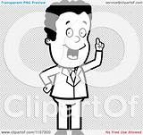 Expressing Businessman Idea Smart Outlined Coloring Clipart Cartoon Vector Thoman Cory sketch template