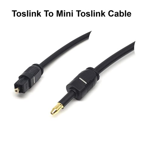 toslink  mini toslink digital cable  gold touch