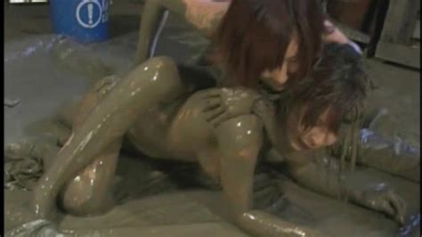 forbidden east japanese femdom messy mud wrestling porn videos