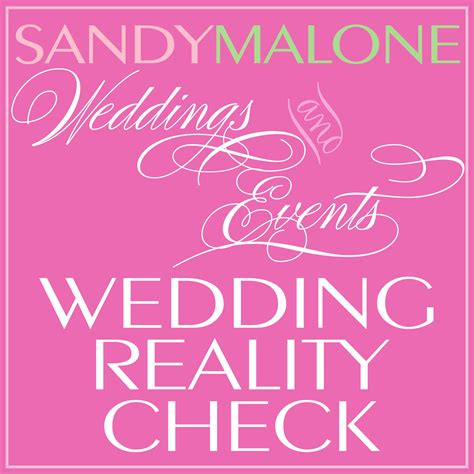 wedding reality check with sandy malone iheart