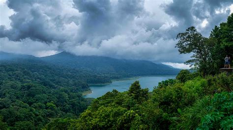 pictures indonesia bali nature mountain lake tropics