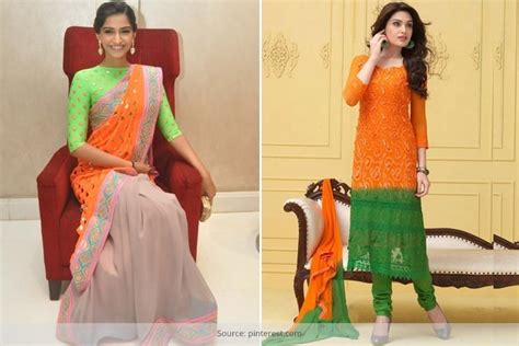 indian wear fashion  independence day beautiful  patriotic