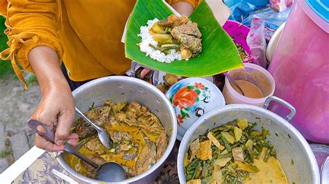 Ibu Ini Jualan Sayur Lodeh Ndeso Bungkus Daun Pisang Cuma 1 Jam