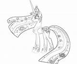 Alicorn Coloring Twilight Pages Sparkle Getcolorings Color Getdrawings sketch template