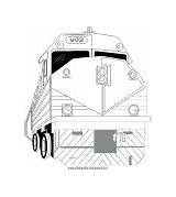 Treni Mezzi Trasporto Locomotiva Treno Disegno sketch template