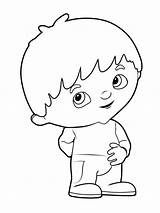 Babytv Numeros Charly Numero Infantil sketch template