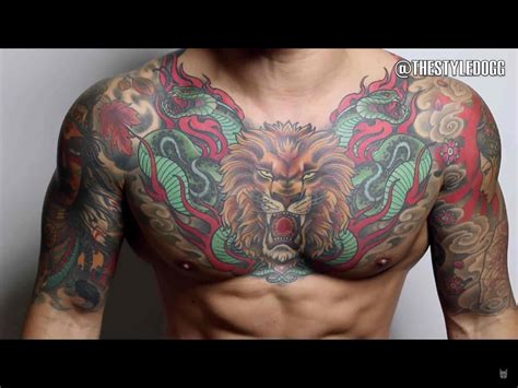 Chest Piece Tattoo For Men • Arm Tattoo Sites