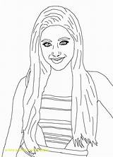Coloring Pages Ariana Grande Celebrity Victorious Icarly Taylor Famous Print Swift Book Colouring Lana Rey Del Printable Women Drawing Color sketch template