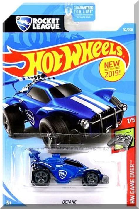 Toys Hw505 Hot Wheels Octane Blue Hw Game Over 1 5 92 250 2019 L2593