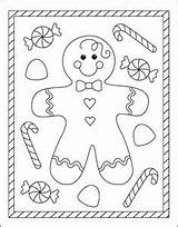 Gingerbread Coloring Christmas Kids Man Printables Pages Crafts Printable Boy Girl Sheets Color Preschool Activities Template Jengibre Navidad Holiday Para sketch template