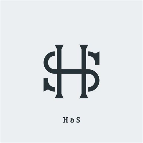hs logo design  graphic design business