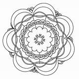 Zen Coloring Book Mandalas Mega sketch template