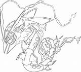 Rayquaza Alpha Saphir Rubis Sketchite 1345 1198 Imprimé sketch template