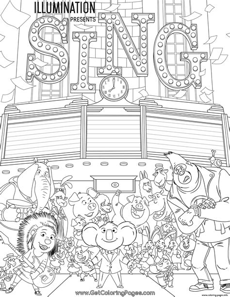 print  sing coloring pages coloring pages pinterest