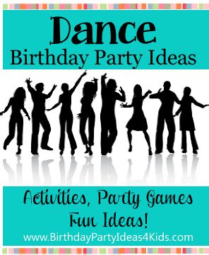 dance party ideas birthday party ideas  kids