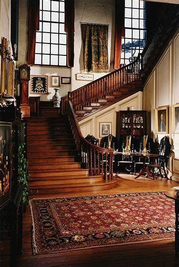 pin  brian welsh  stairs  handrails stately home english country house home