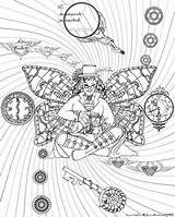 Steampunk Coloriage Robots Unlimited Coloriages sketch template