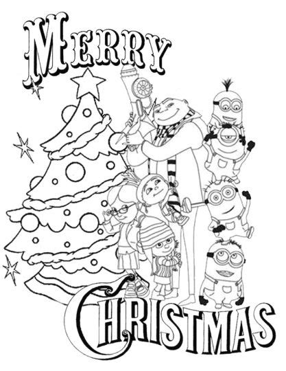 printable minion christmas coloring pages minion bob  teddy