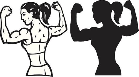 Royalty Free Flexing Muscles Clip Art Vector Images