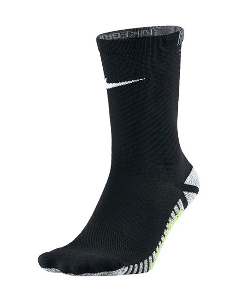 nike adult nike grip crew sock black life style sports