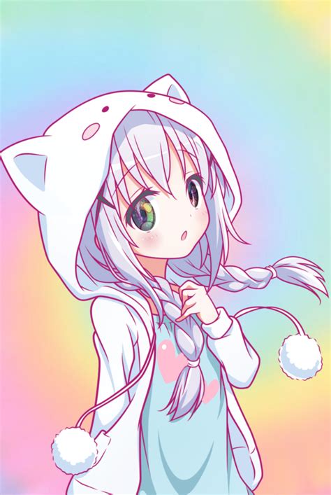 unicorn anime girl drawing