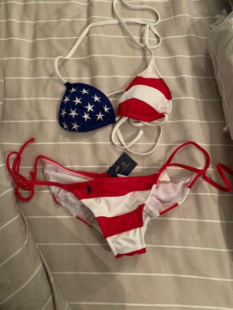 brand new american flag bikini by polo new american flag american flag