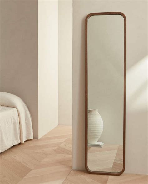 houten staande spiegel   staande spiegel spiegel slaapkamer spiegel ideeen
