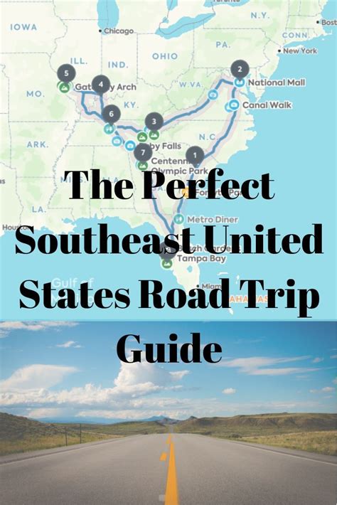 great road trip itinerary   major cities  small towns
