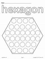 Hexagon Dot Coloring Printable Do Shapes Shape Preschool Pages Toddlers Printables Kids Preschoolers Recognition Kindergarteners Skills Practice Motor Fine Perfect sketch template