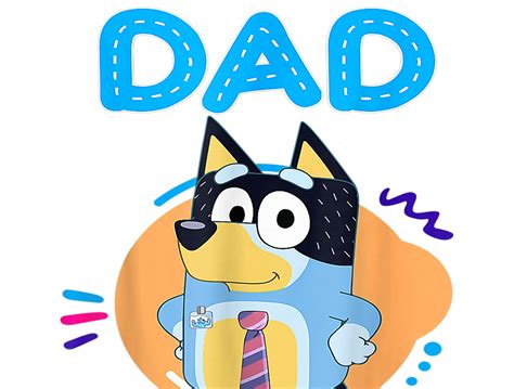 bluey dad png png clear background