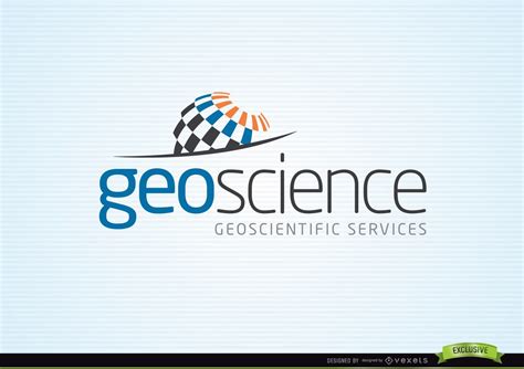 geoscience creative scientific logo vector