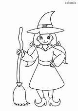 Witches sketch template