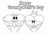 Grandparents Grandparent Grandpa sketch template