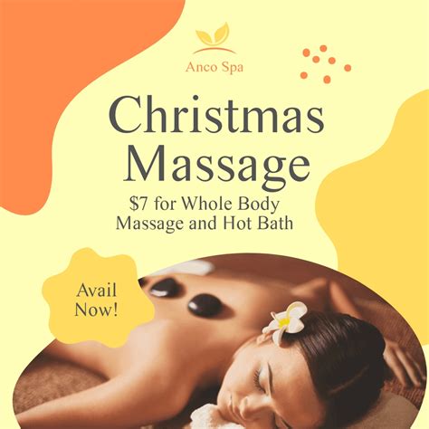 summer massage flyer template google docs word psd publisher
