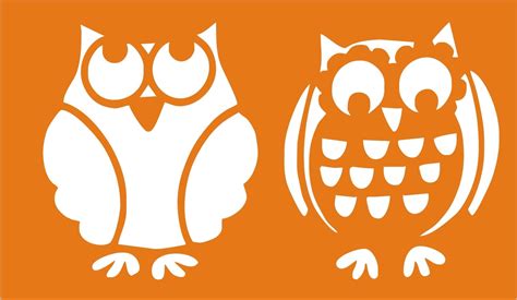 owls stencil set  sizes  perfect  superiorstencils