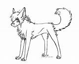 Lineart Wolf Wolves Elemental Pups Orig12 sketch template