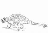 Ankylosaurus Coloring Dinosaur Pages Draw Drawing Supercoloring Printable Sketch sketch template