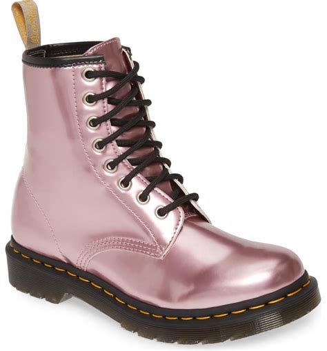 dr martens pink boots popsugar fashion