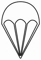 Paragliding sketch template