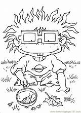 Rugrats Coloring Pages Chucky Printable Drawings Drawing Colour Book Kids Cartoon Color Books Online Sheets Pintar Paint Para Colorear Colouring sketch template