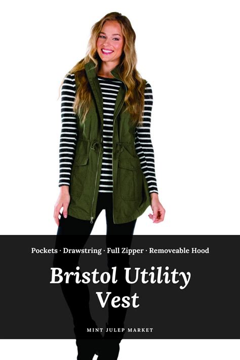 bristol utility vest   layering piece   season utility vest vest cotton