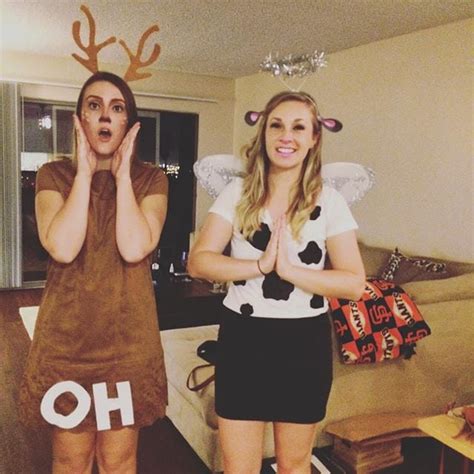 Oh Deer And Holy Cow Halloween Costumes For Best Friends Popsugar