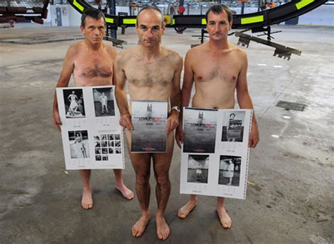French Factory Workers Pose Nude For Calendar In An