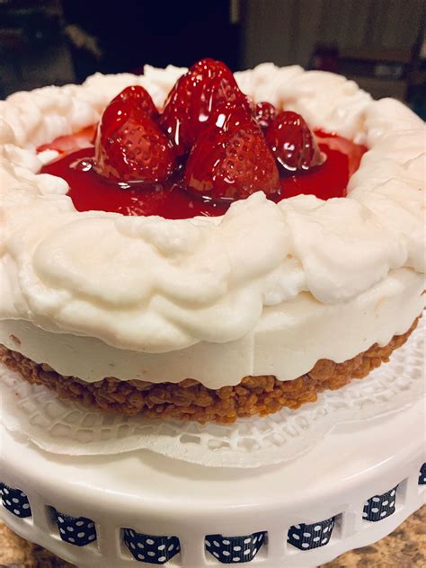 Classic Strawberry Cheesecake Looks Good Enough To Eat