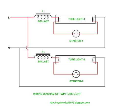 wiring schematic  fluorescent light fluorescent light ballast