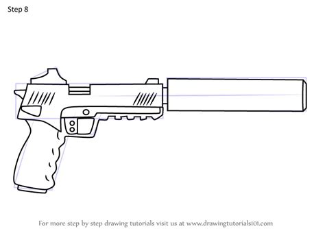 gun drawing  pencil coloring coloring pages
