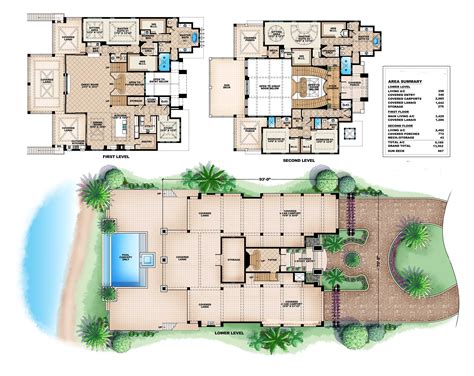 luxury house plan    bedrm  sq ft home theplancollection